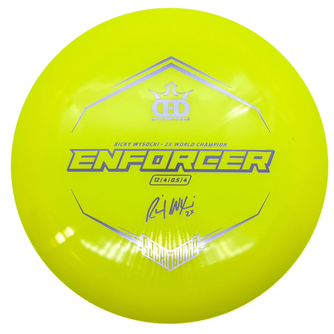 Dynamic Discs Lucid-X Enforcer Ricky Wysocki Sockibomb Stamp