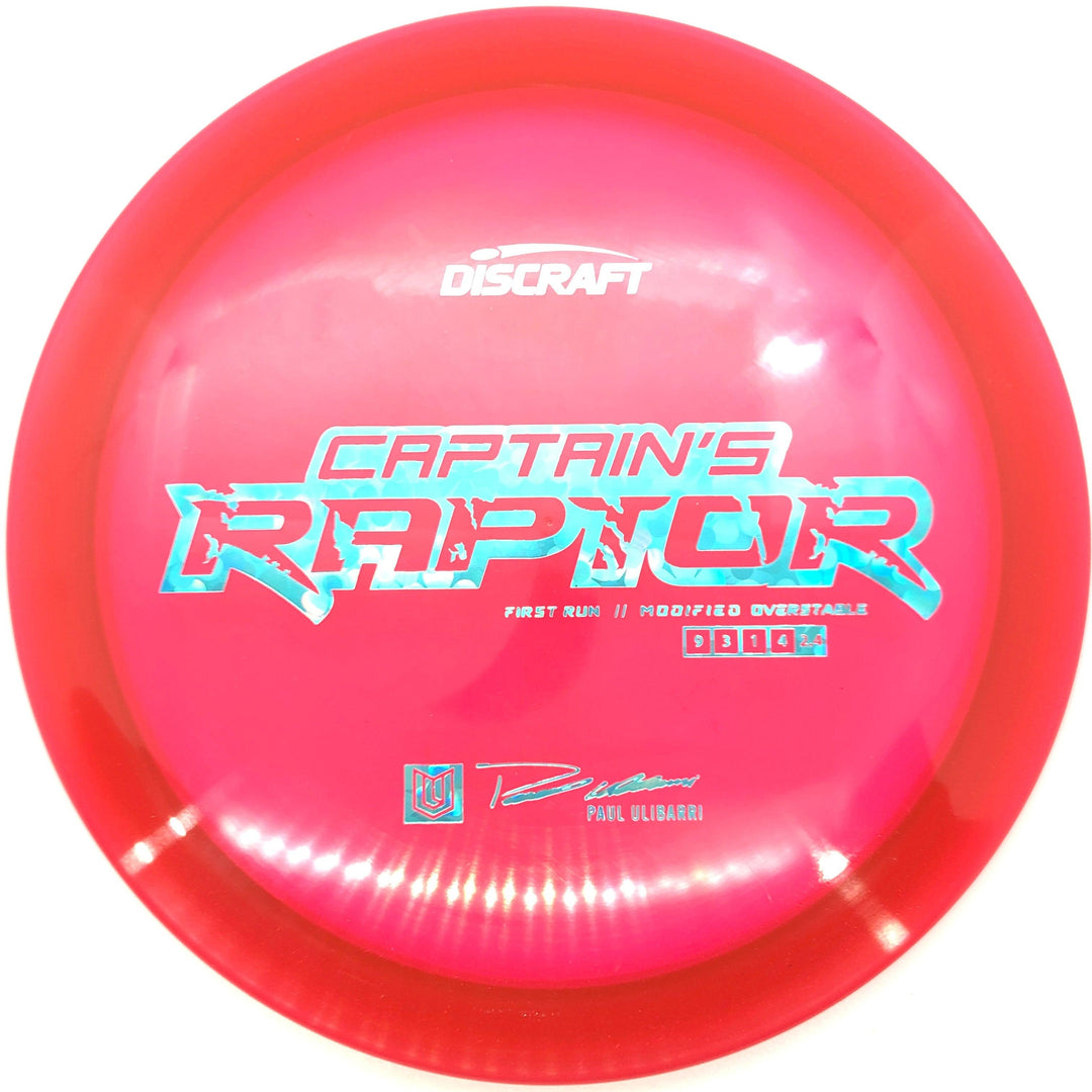 Discraft First Run Captain's Raptor - Breaking Aces