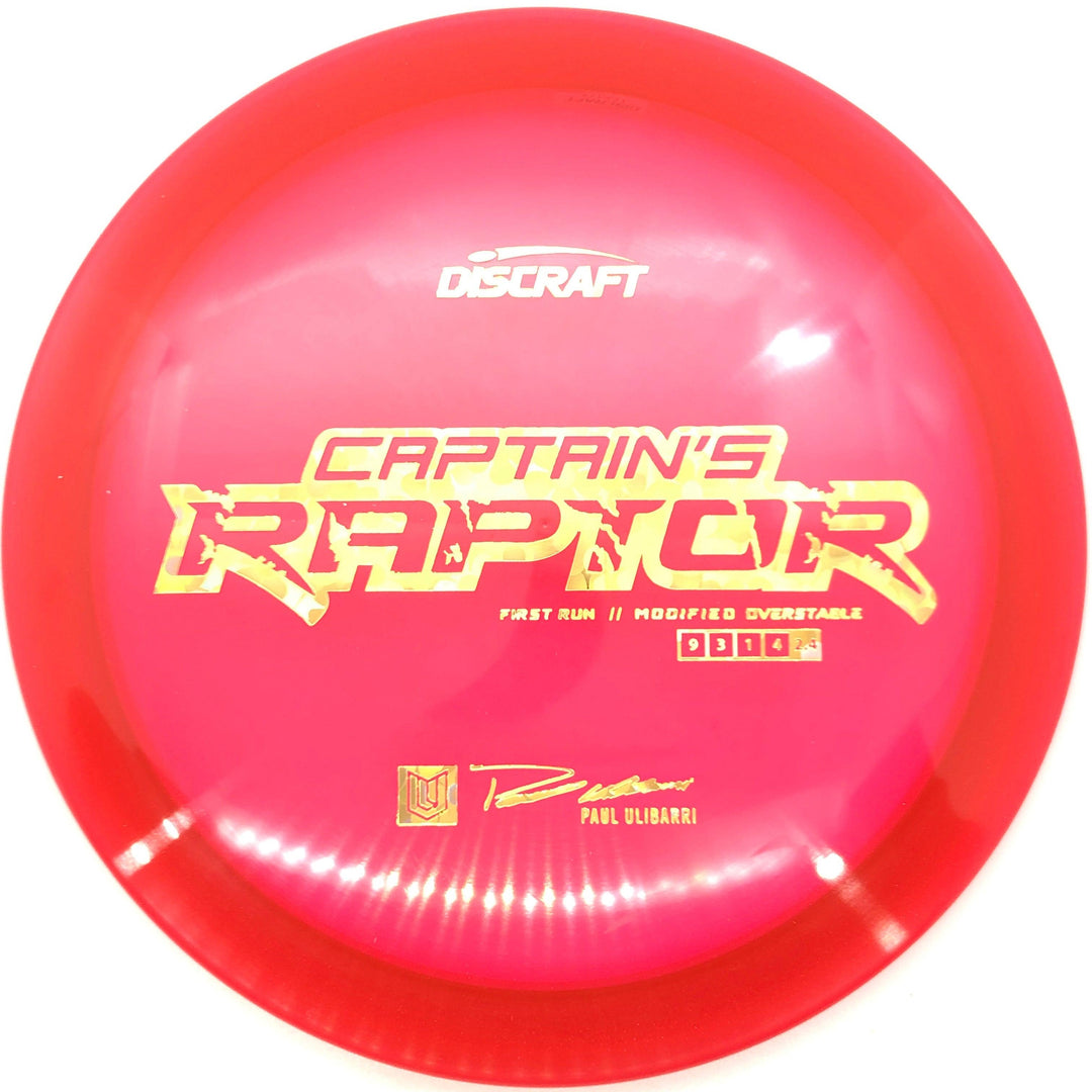 Discraft First Run Captain's Raptor - Breaking Aces