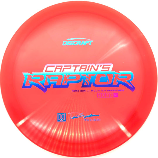 Discraft First Run Captain's Raptor - Breaking Aces