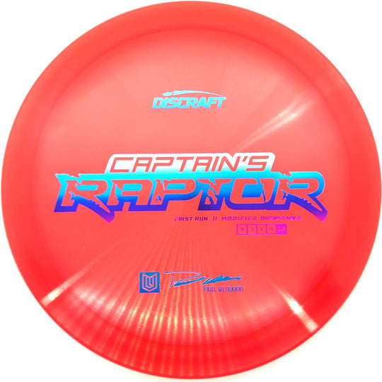 Discraft First Run Captain's Raptor - Breaking Aces