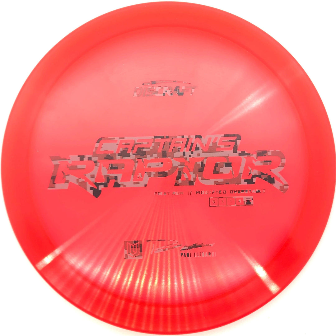 Discraft First Run Captain's Raptor - Breaking Aces