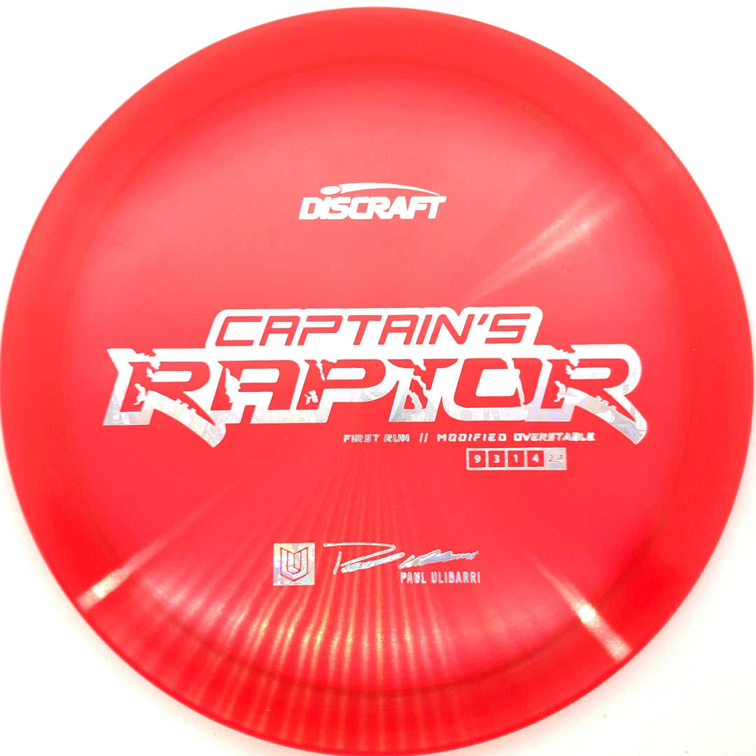 Discraft First Run Captain's Raptor - Breaking Aces