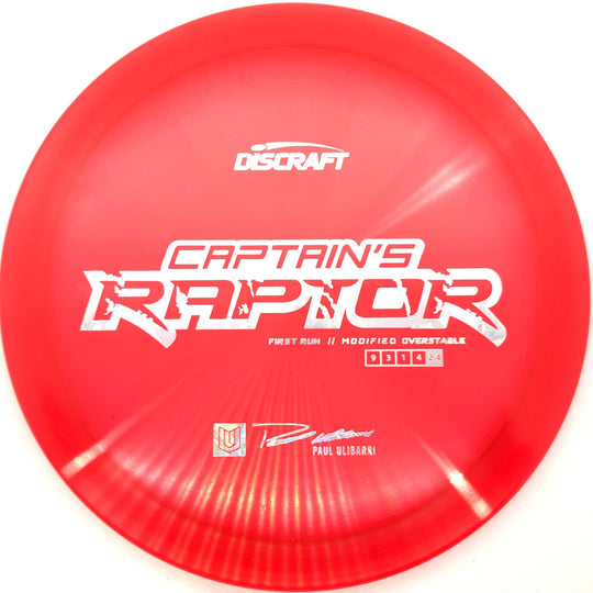 Discraft First Run Captain's Raptor - Breaking Aces