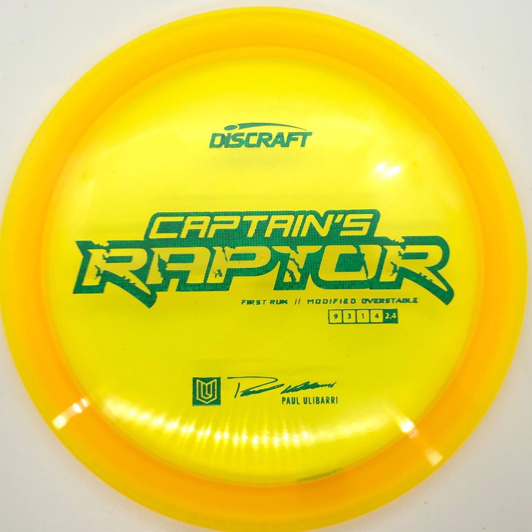 Discraft First Run Captain's Raptor - Breaking Aces