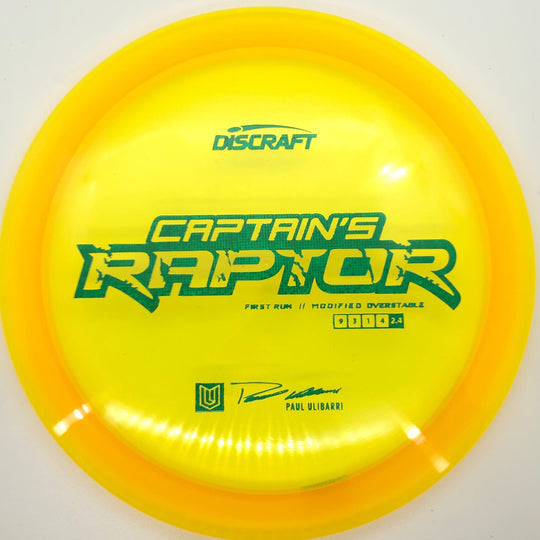 Discraft First Run Captain's Raptor - Breaking Aces