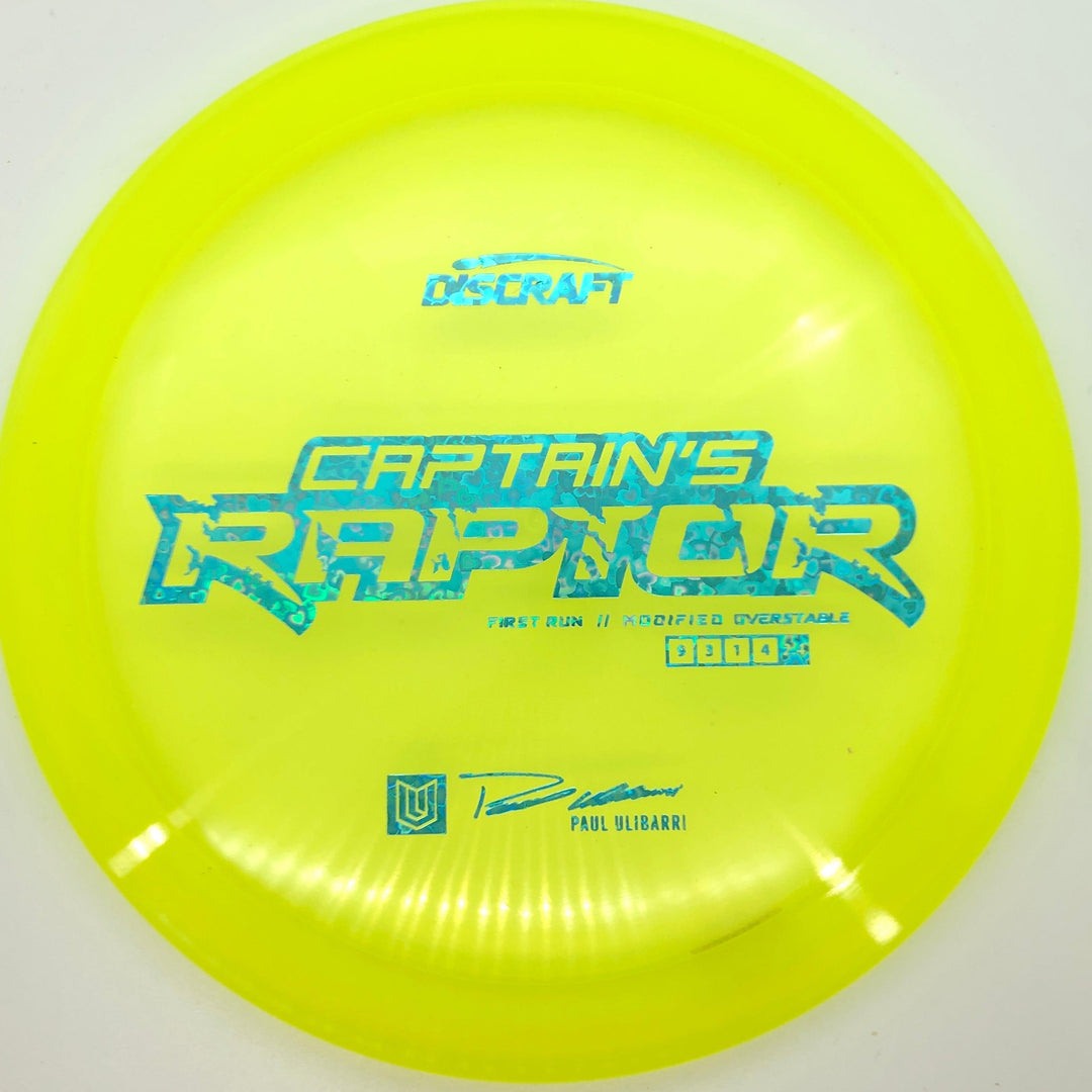 Discraft First Run Captain's Raptor - Breaking Aces