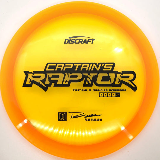 Discraft First Run Captain's Raptor - Breaking Aces