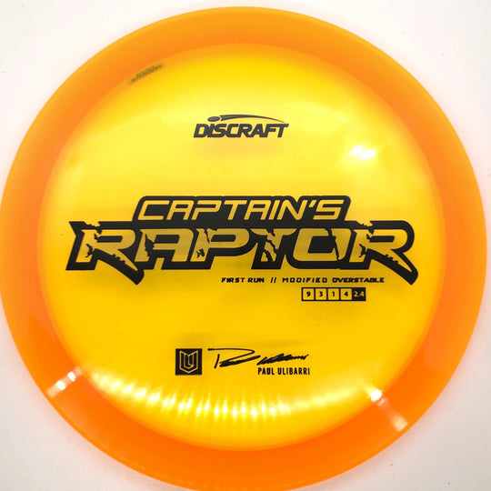 Discraft First Run Captain's Raptor - Breaking Aces