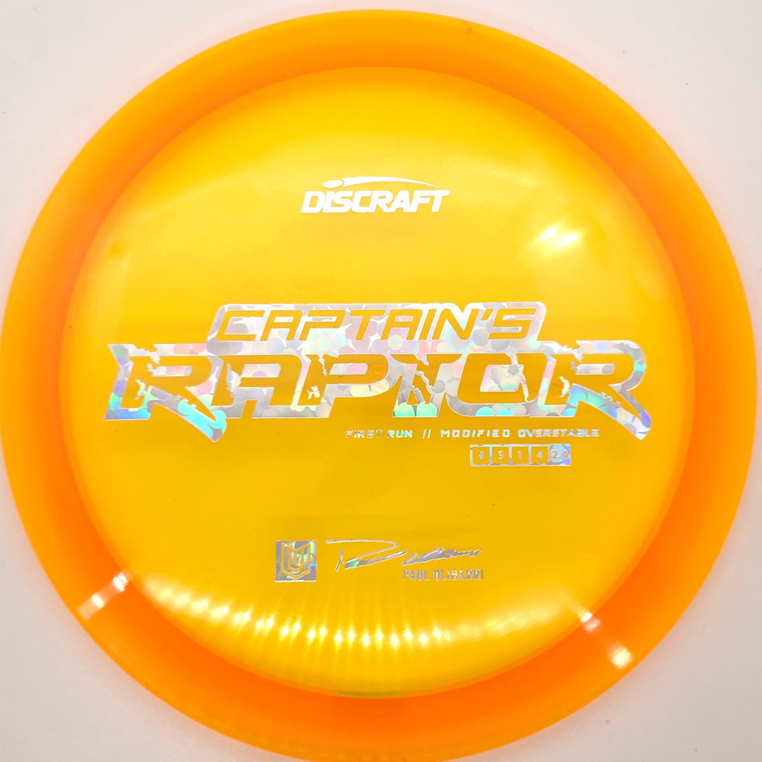 Discraft First Run Captain's Raptor - Breaking Aces