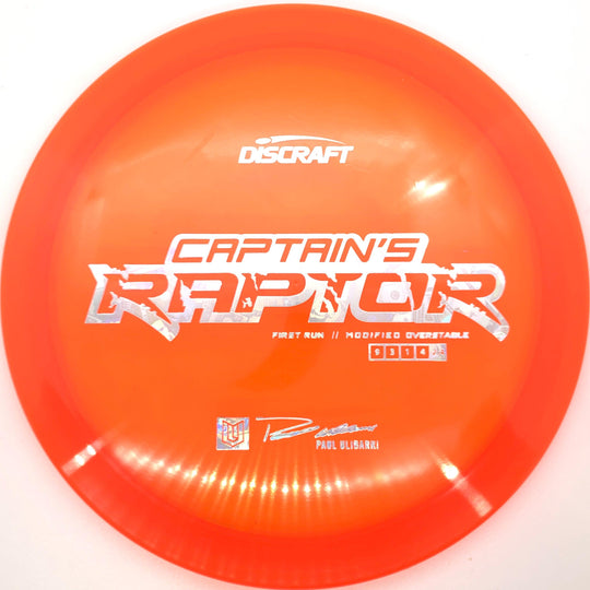 Discraft First Run Captain's Raptor - Breaking Aces