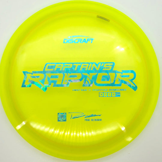 Discraft First Run Captain's Raptor - Breaking Aces