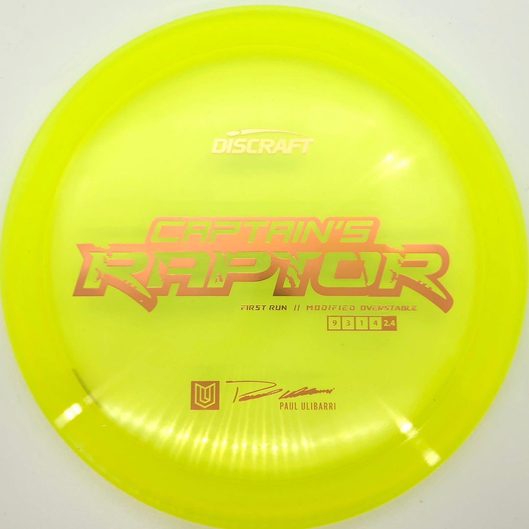 Discraft First Run Captain's Raptor - Breaking Aces