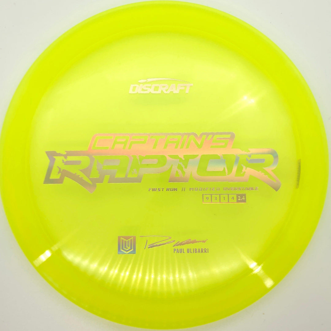 Discraft First Run Captain's Raptor - Breaking Aces