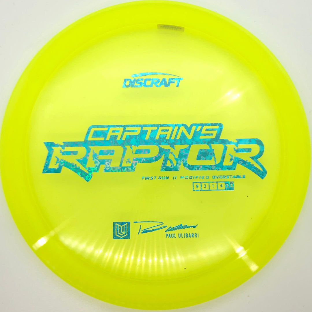 Discraft First Run Captain's Raptor - Breaking Aces