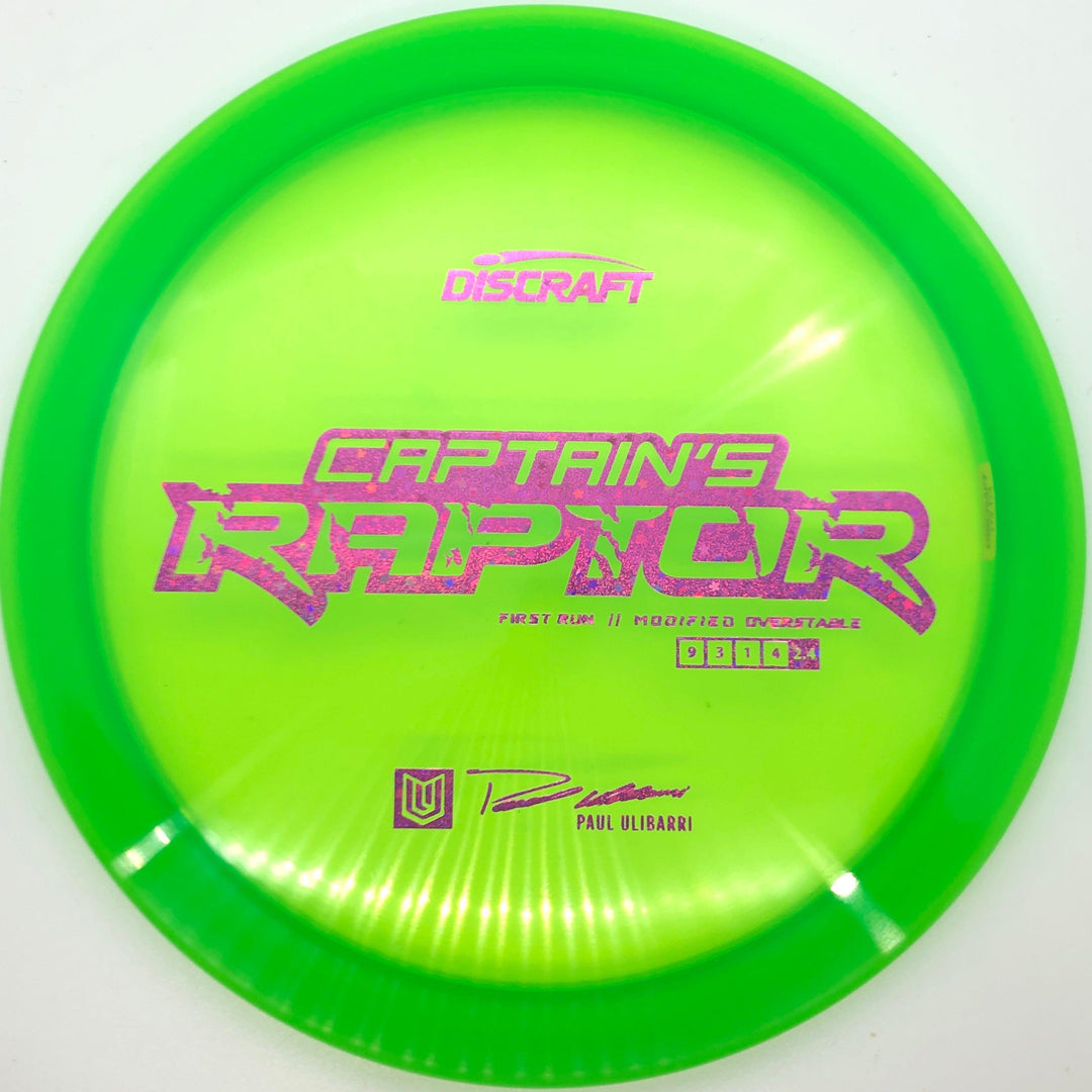 Discraft First Run Captain's Raptor - Breaking Aces