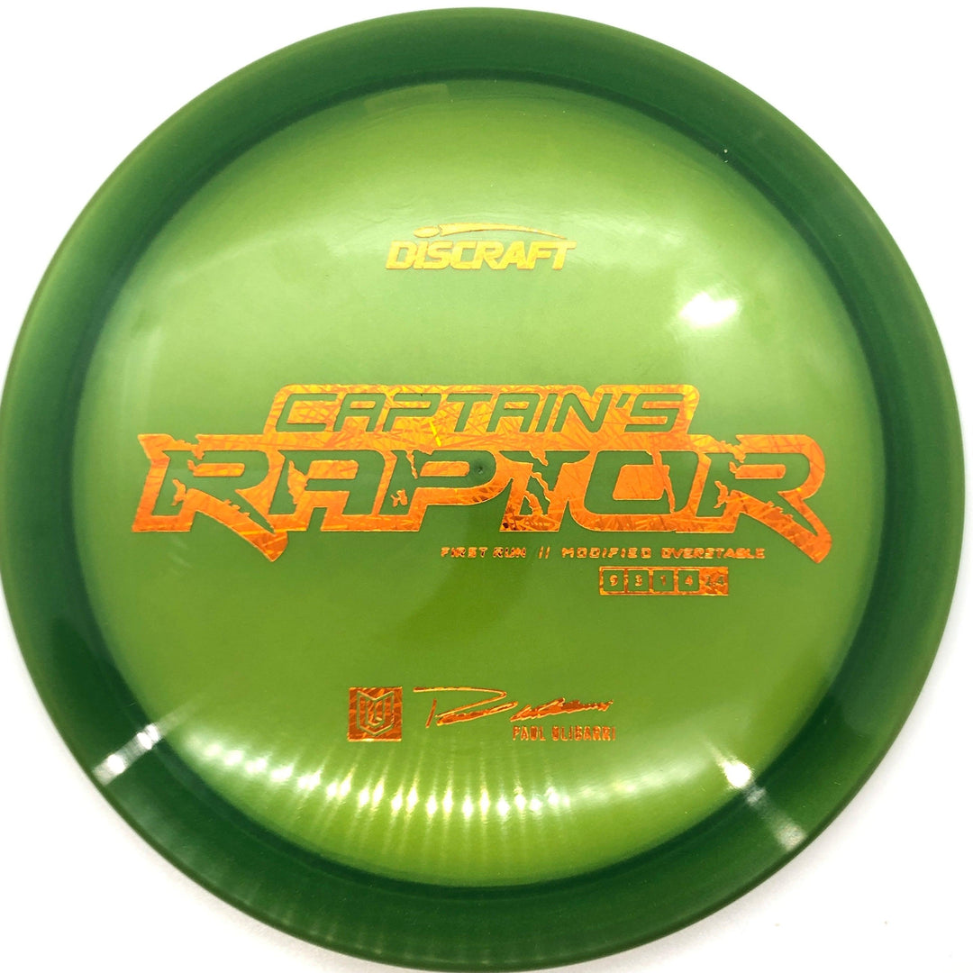 Discraft First Run Captain's Raptor - Breaking Aces