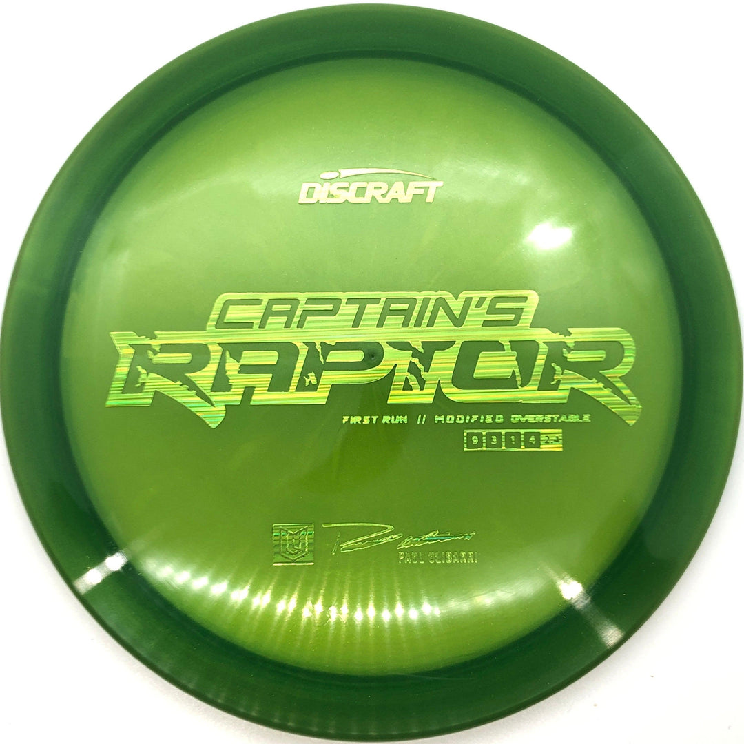 Discraft First Run Captain's Raptor - Breaking Aces