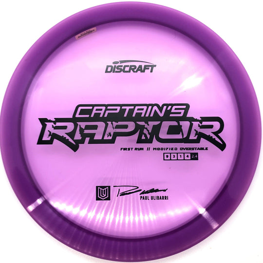 Discraft First Run Captain's Raptor - Breaking Aces