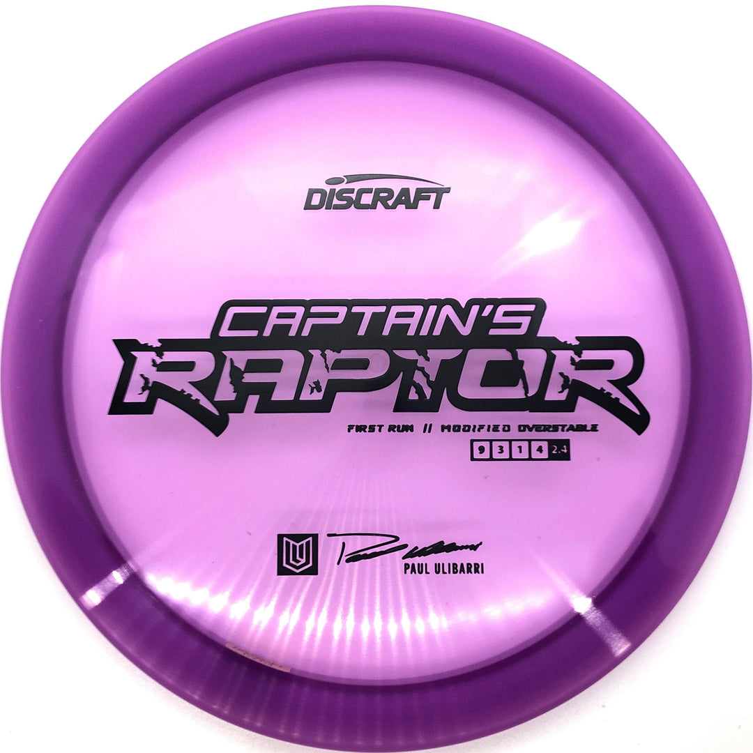 Discraft First Run Captain's Raptor - Breaking Aces