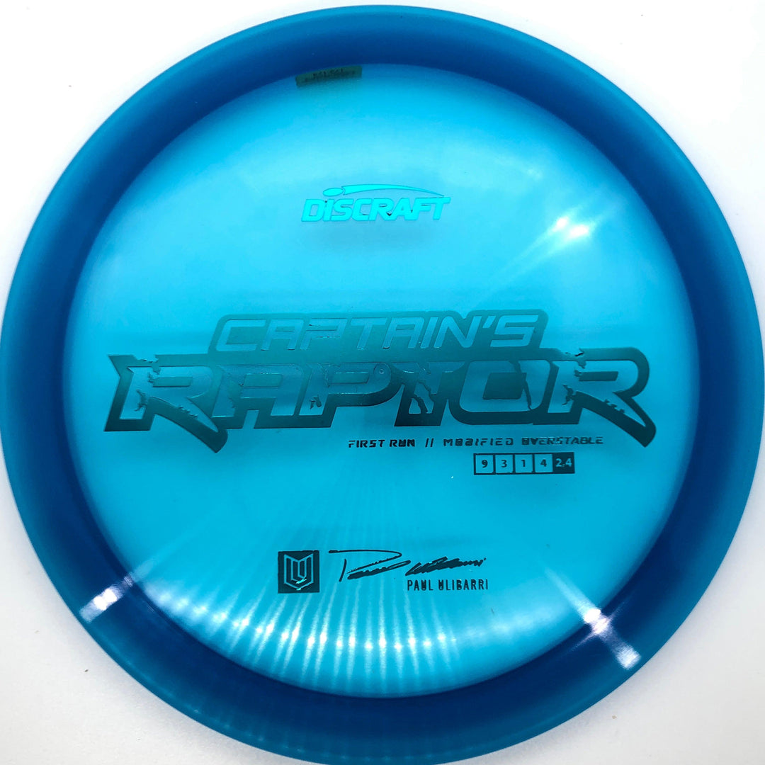 Discraft First Run Captain's Raptor - Breaking Aces