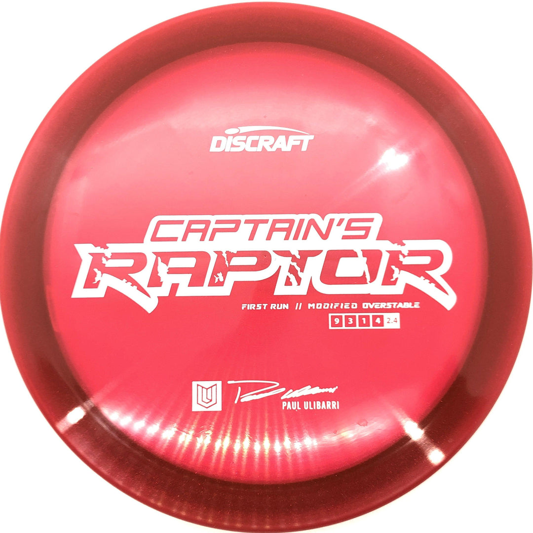 Discraft First Run Captain's Raptor - Breaking Aces