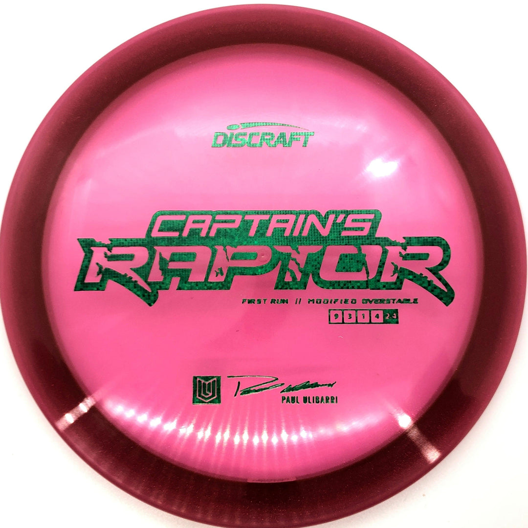 Discraft First Run Captain's Raptor - Breaking Aces