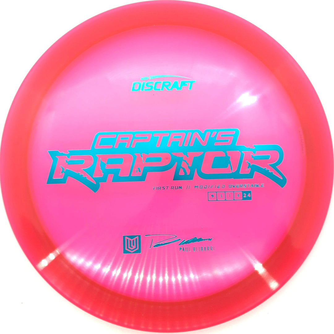 Discraft First Run Captain's Raptor - Breaking Aces