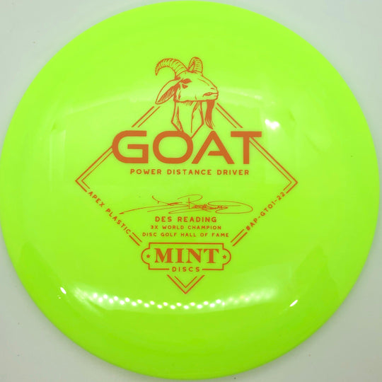 Mint Discs Apex Des Reading GOAT - Breaking Aces