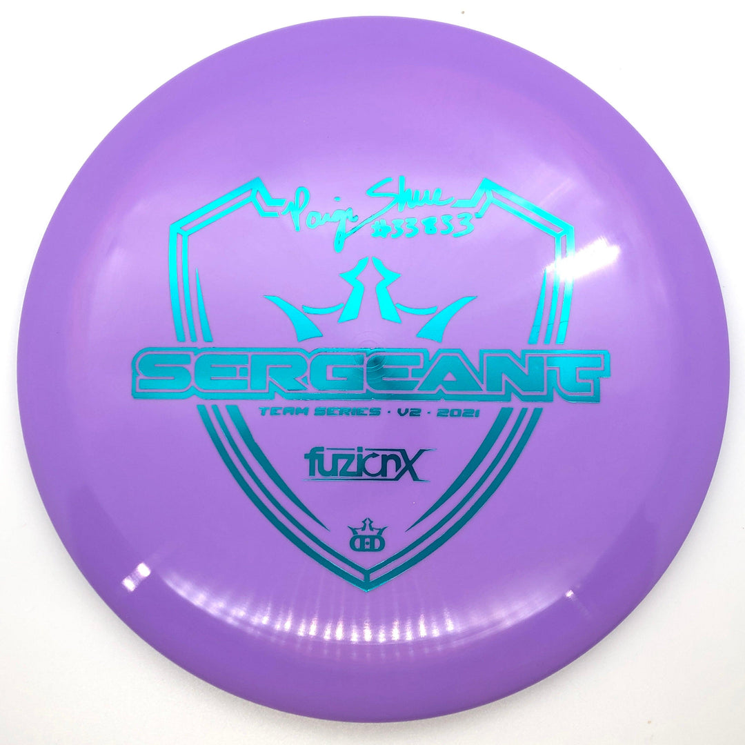 Dynamic Discs Fuzion-X Sergeant - Paige Shue Team Series - Breaking Aces