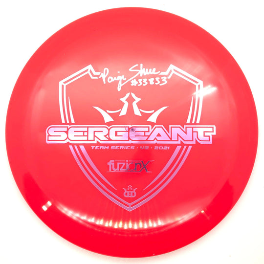 Dynamic Discs Fuzion-X Sergeant - Paige Shue Team Series - Breaking Aces