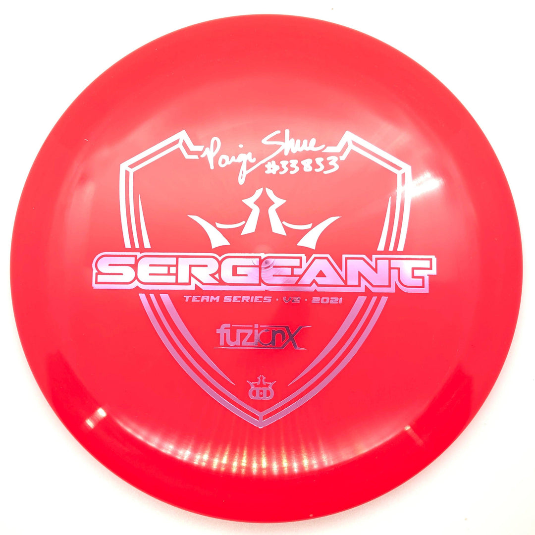 Dynamic Discs Fuzion-X Sergeant - Paige Shue Team Series - Breaking Aces