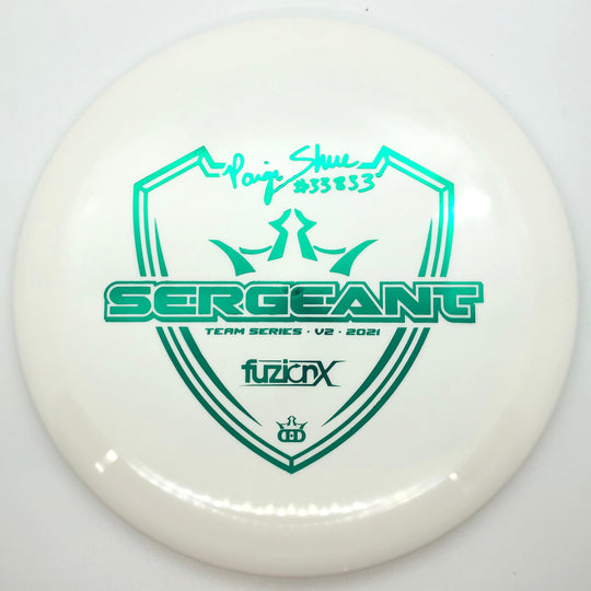 Dynamic Discs Fuzion-X Sergeant - Paige Shue Team Series - Breaking Aces